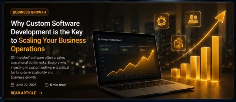 Why Custom Software Development is the Key to Scaling Your Business Operations